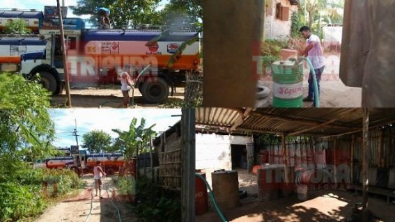 North Tripura's Petrol-Mafia triggers state wide ‘Petrol-Drought’ : Tankers unable to carry full load due to looting by smugglers, rampant fuel theft at Assam-Tripura border region : 2 km long queue of petrol consumers at Tripura Capital North Tripura's Petrol-Mafia triggers state wide ‘Petrol-Drought’ : Tankers unable to carry full load due to looting by smugglers, rampant fuel theft at Assam-Tripura border region : 2 km long queue of petrol consumers at Tripura Capital